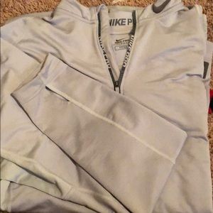 Nike Pro Fitted Long Sleeve Shirt w/ thumbs holes.